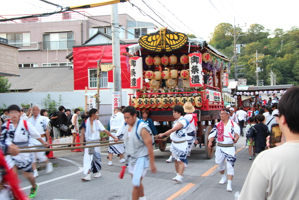 迫力ある神輿や山車の巡行に注目！（提供：茂木町）