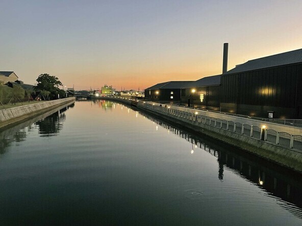 愛知県半田市にある半田運河（画像提供：半田市）