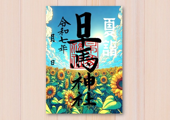 夏詣限定御朱印イメージ