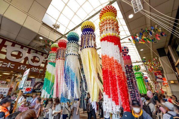 江戸時代から続く歴史あるお祭り （C）仙台七夕まつり協賛会