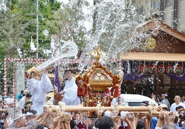 2025年は陰祭となり「水かけ神輿渡御」は行われません