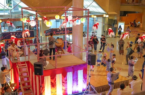 涼しい屋内で夏祭りを満喫しましょう