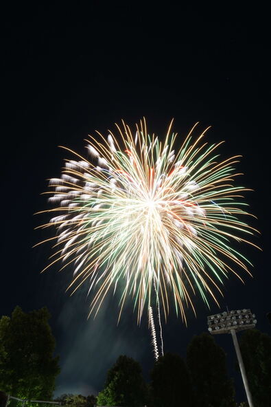 四街道の夜を照らす大輪の花火