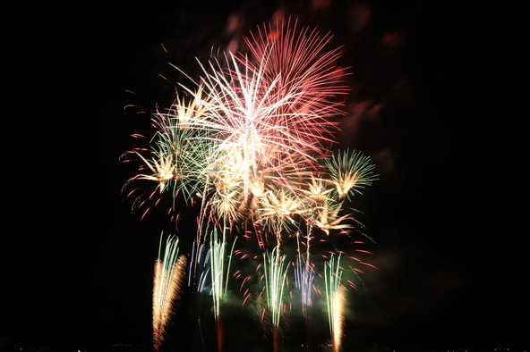 本別町の夜空を彩る花火にうっとり♪