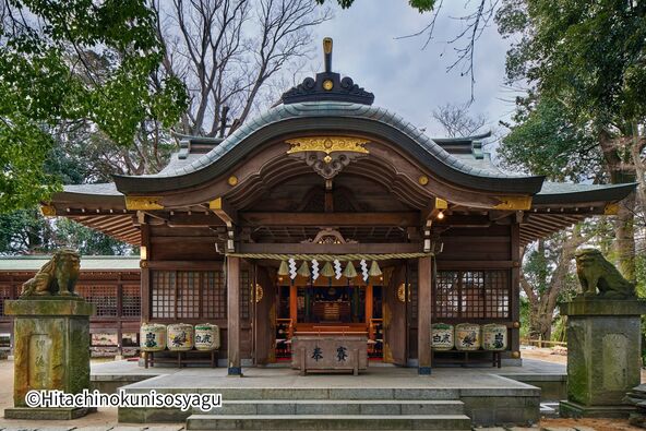 常陸国の中心である茨城県石岡市に鎮座する古社