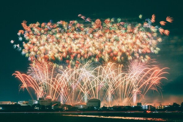 眼前に広がる花火に子供たちも感動すること間違いなし！