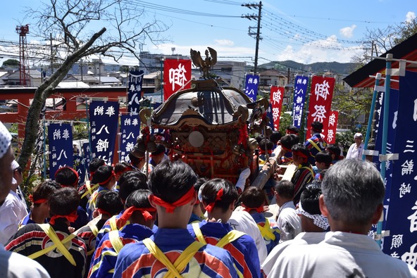 三輪崎のまちが熱気に包まれます
