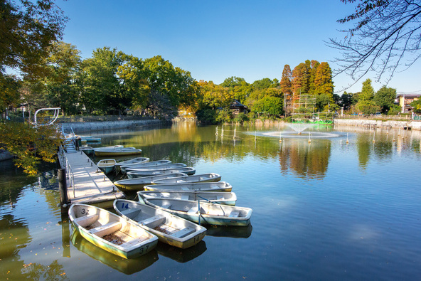 「碑文谷公園」のボート乗り場（画像提供：Caito / PIXTA）