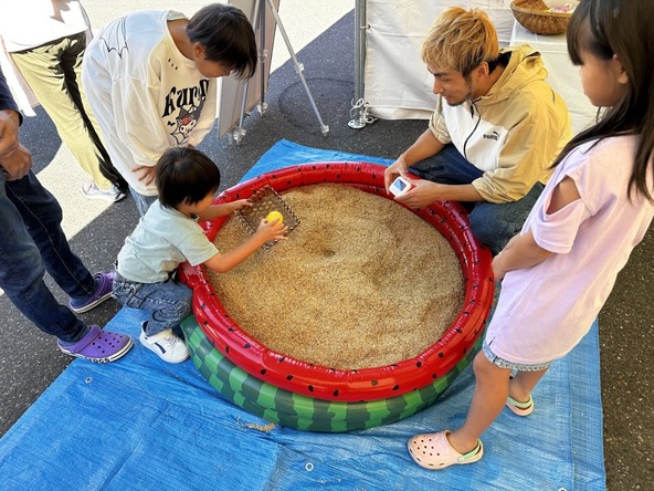 もみ殻宝さがしゲーム