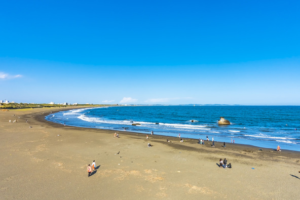 大磯海水浴場（画像提供：ariel_photo / PIXTA）
