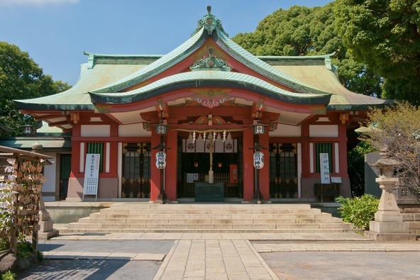 「品川神社」社殿