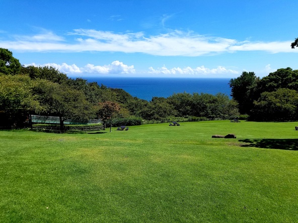 相模湾が見え、開放感あふれる「吾妻山公園」の山頂（画像提供：chigasakisunsetmuseum / PIXTA）