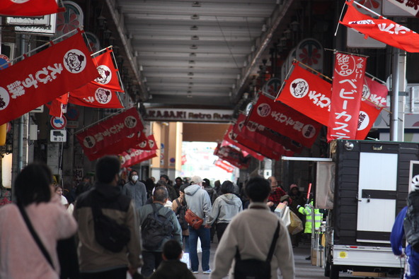 まち歩きやお買い物しながら、さまざまな催しを楽しめます