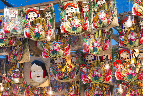 「十日えびす」に並ぶ縁起物（画像提供：セーラム / PIXTA）※イメージ画像