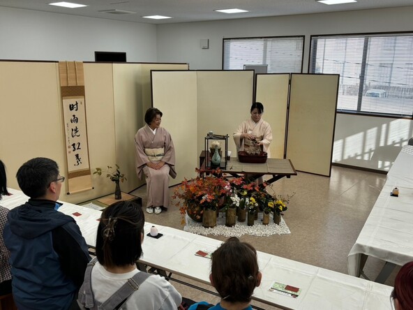 親子で参加できる「お茶席」