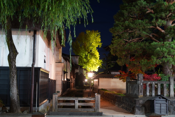 ライトアップ時の様子（画像提供：飛騨市）