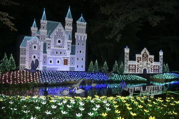 メルヘンチックな世界に子供も喜びます