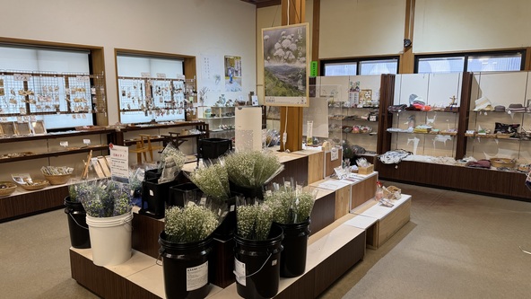 道の駅物販コーナー