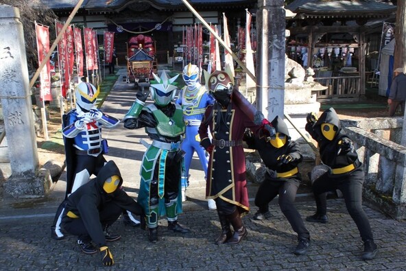 子供たちに大人気のご当地ヒーローも登場！