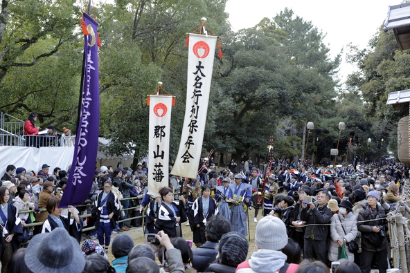 「お渡り式」は、祭りで最も華やかな行事のひとつです