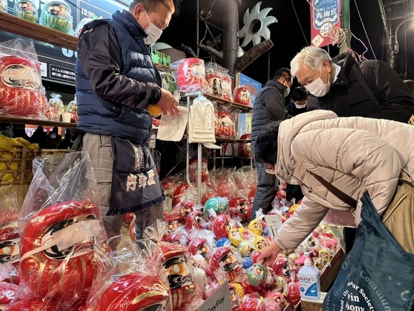 「だるま市」過去開催時の様子