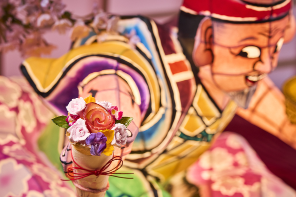 春の花束クレープ