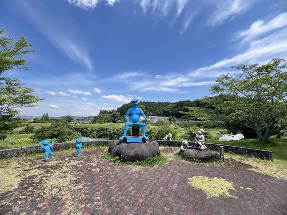 いきなりお出迎え！！がらっぱの王様。