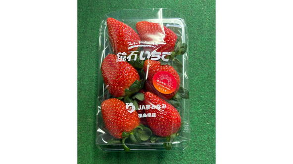 誕生したばかりの期待の新星「ゆうやけベリー」。橙（だいだい）色がかったあざやかな赤色が、まるで美しい夕焼けを連想させます