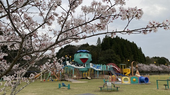 子供たちに大人気のカッパの遊具