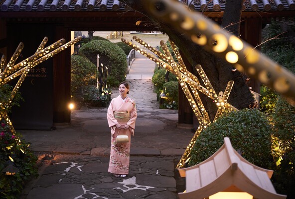 竹あかりとの相性もバッチリな着物の着付け体験も♪