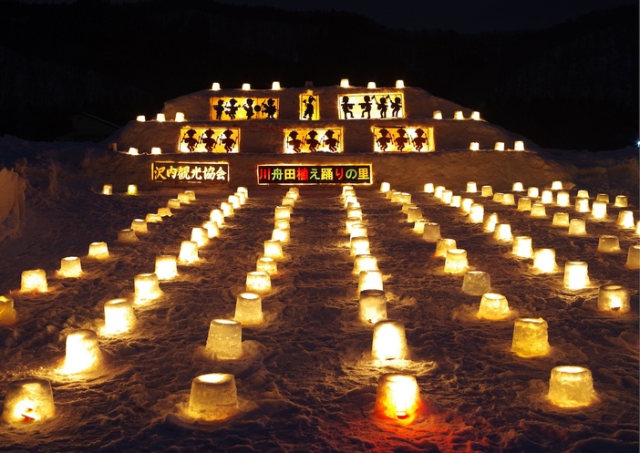 雪あかり in にしわが 2026 | 銀世界に約1万6,000本の灯火！雪あかり