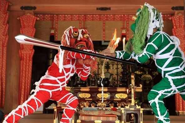 「常勝寺」に伝わる追儺式行事