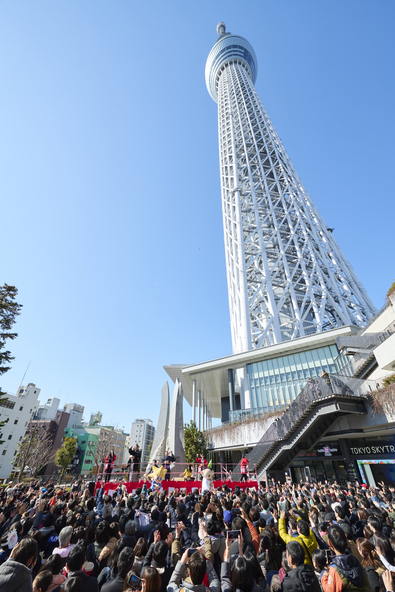 豆まき(過去の様子)　(C)TOKYO-SKYTREETOWN