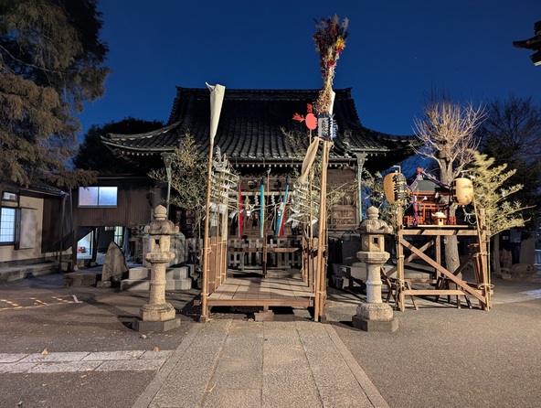 神事で使われる舞台「モガリ」