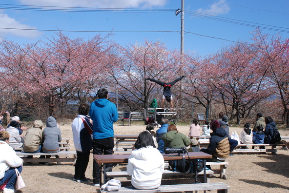土・日曜には、大道芸などのパフォーマンスイベントが実施されることも！