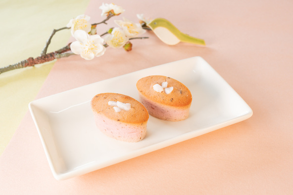 春香るしっとり食感の焼菓子「あんやき（梅）」（250円）