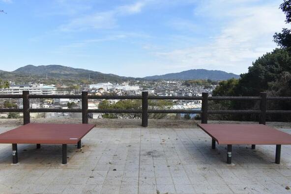 ▲ふれあいの丘からの景色