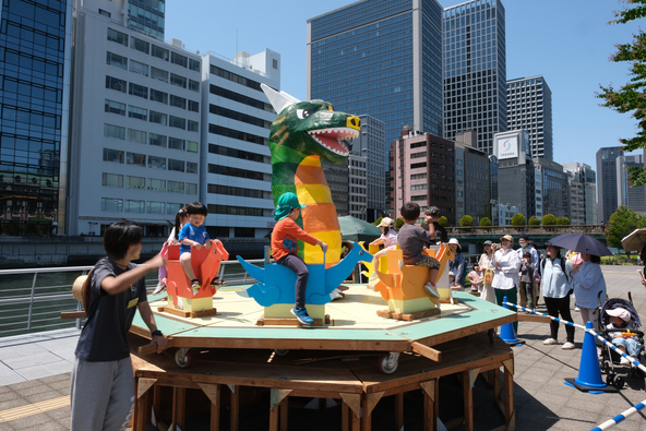 「手づくり遊園地」は例年人気のコーナーです