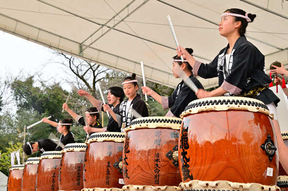 伝統ある「飯山白龍太鼓」は必見！