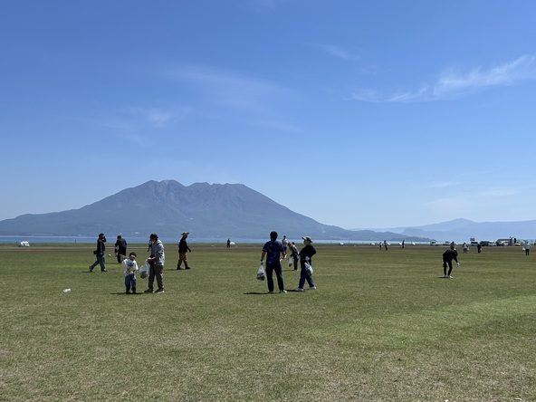 イベントの余韻を感じながら、会場をきれいにするユニークな取り組みです