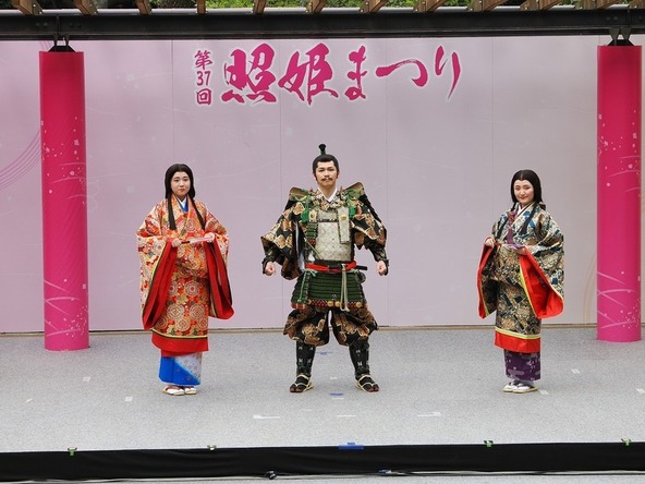 春の石神井公園に甦る歴史絵巻