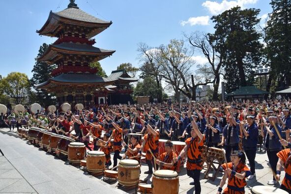 日本屈指の太鼓の祭典です（画像提供：成田太鼓祭実行委員会）