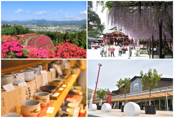 季節の花々や笠間焼、名産の栗スイーツなど四季を通して魅力あふれるまち