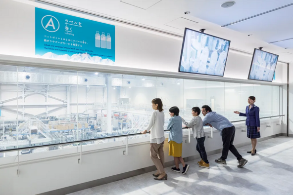 臨場感のある製造ライン見学