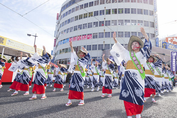 本家・鹿児島の「おはら祭」開催の様子（写真協力：鹿児島県観光連盟）