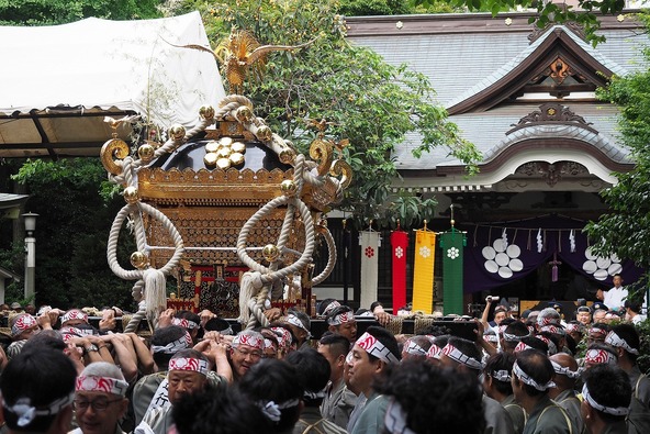神輿を担ぐ人々の姿にパワーをもらえます（写真提供：台東区）