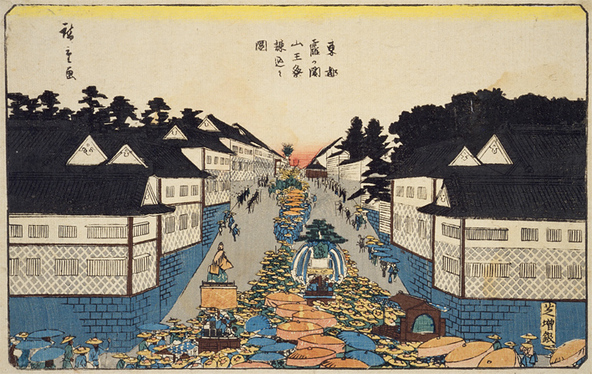 「東都霞ケ関山王祭諌込ノ図」出典：国立国会図書館「錦絵でたのしむ江戸の名所」