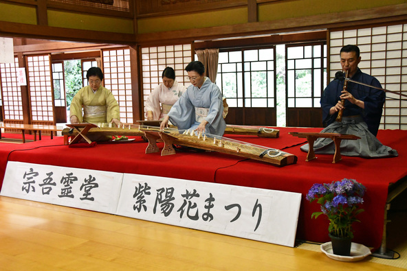 親子で雅な音色を堪能できます