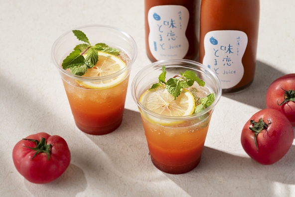 コラボドリンク「味恋とまとジュースのレモンモヒート」