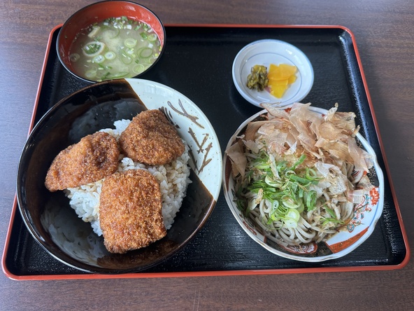 そば処（ソースカツ丼セット）